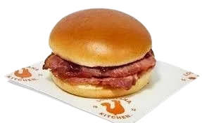 Bacon Roll with Ketchup

