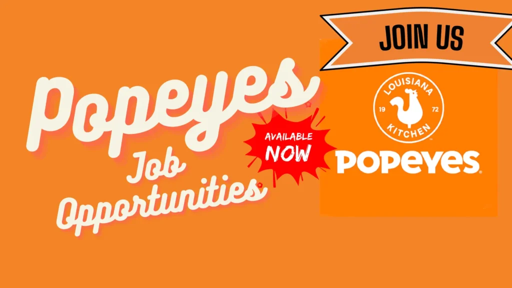 Popeyes job opportunities