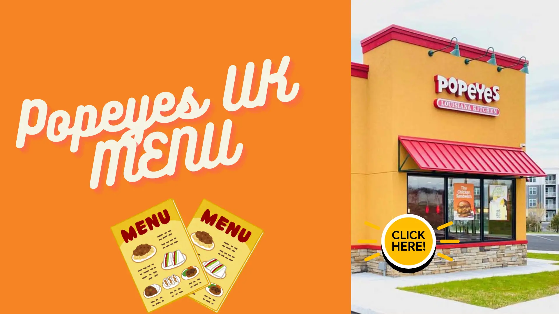 Popeyes UK Menu
