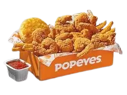Popeyes shrimp tackle box - menu item