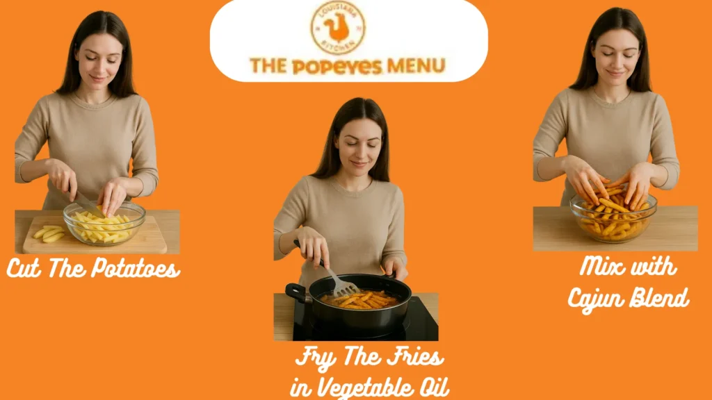 Popeyes Fries | Price, Recipe & Review | 2025 2 Steps of cooking Cajun Fries