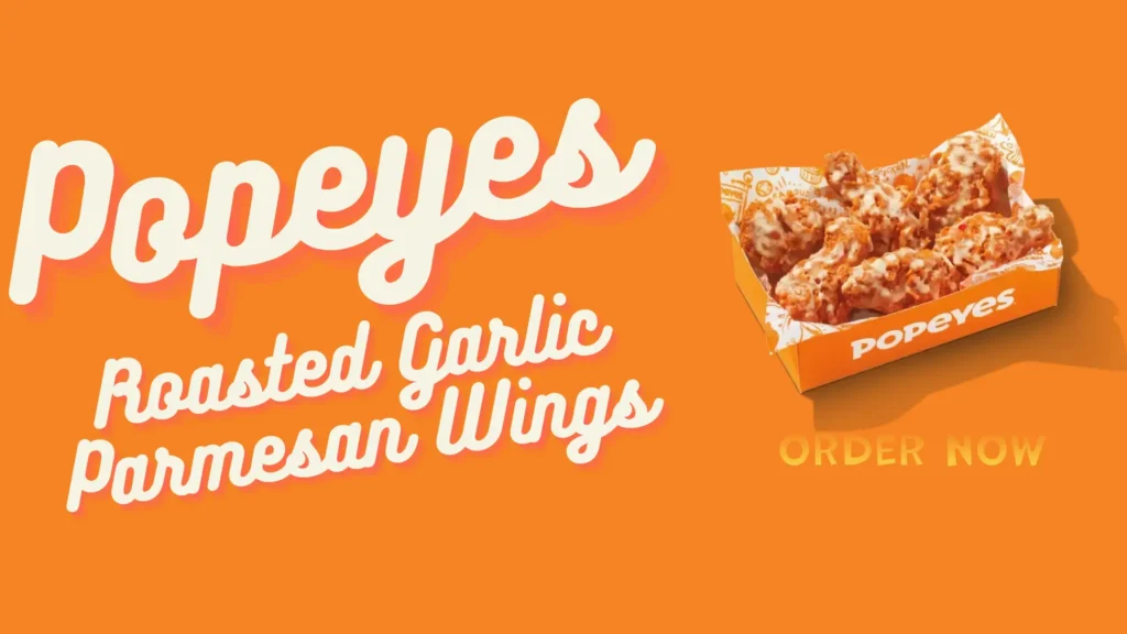 Popeyes Roasted Garlic Parmesan Wings