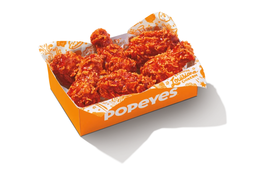 Popeyes Menu With Latest Prices September 2025 22 12 pc. Bone-in Wings