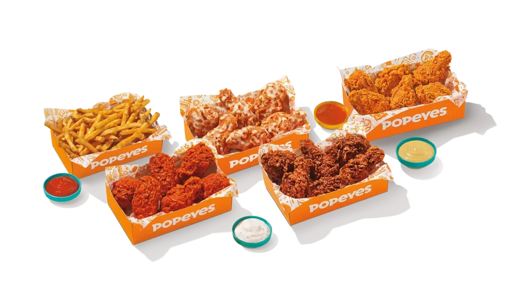 Popeyes Menu With Latest Prices September 2025 150 24Pc Wing Group Pack
