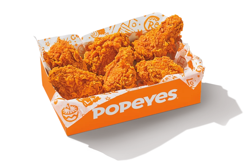 Popeyes Menu With Latest Prices September 2025 149 Wings Tailgate Bundle
