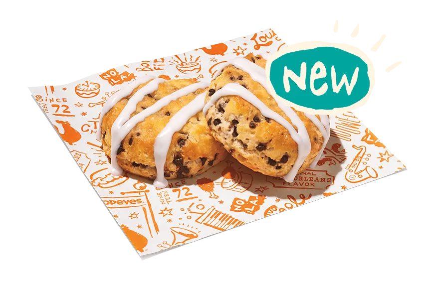 Popeyes Menu With Latest Prices September 2025 90 Chocolate Chip Biscuits