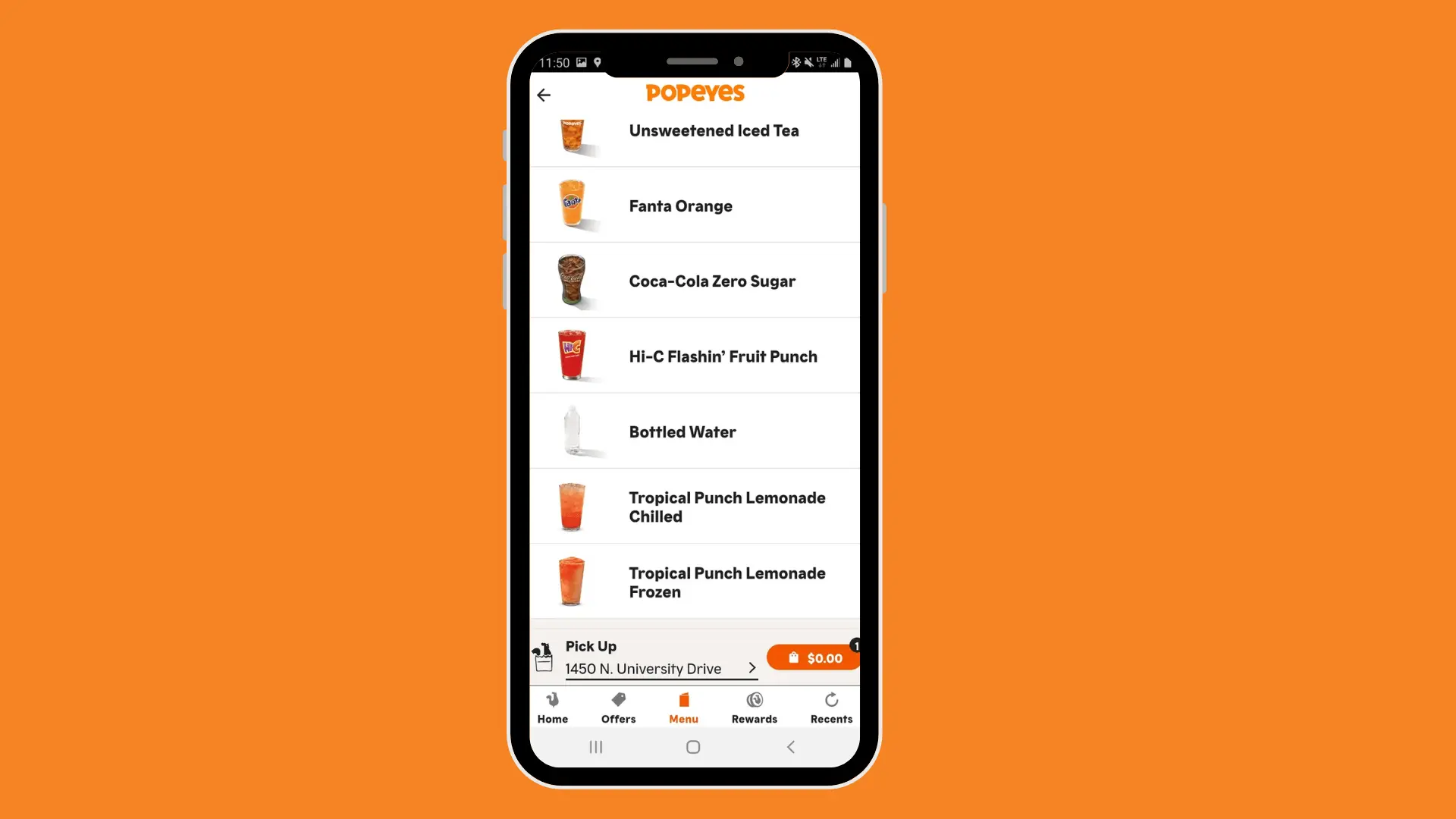 Popeyes App APK Download Latest Version for Android & IOS 2025 4 order entire menu