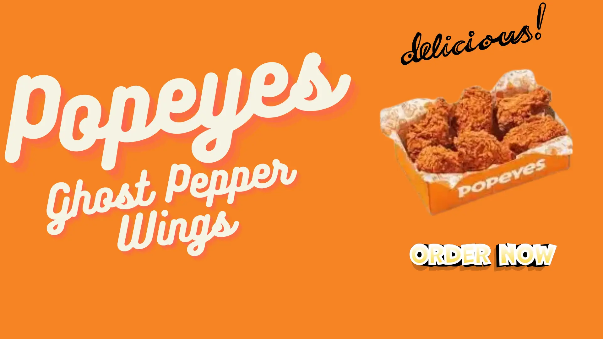 Popeyes Ghost Pepper Wings
