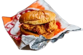 Popeyes Jamaica Spicy Chicken Sandwich - top item