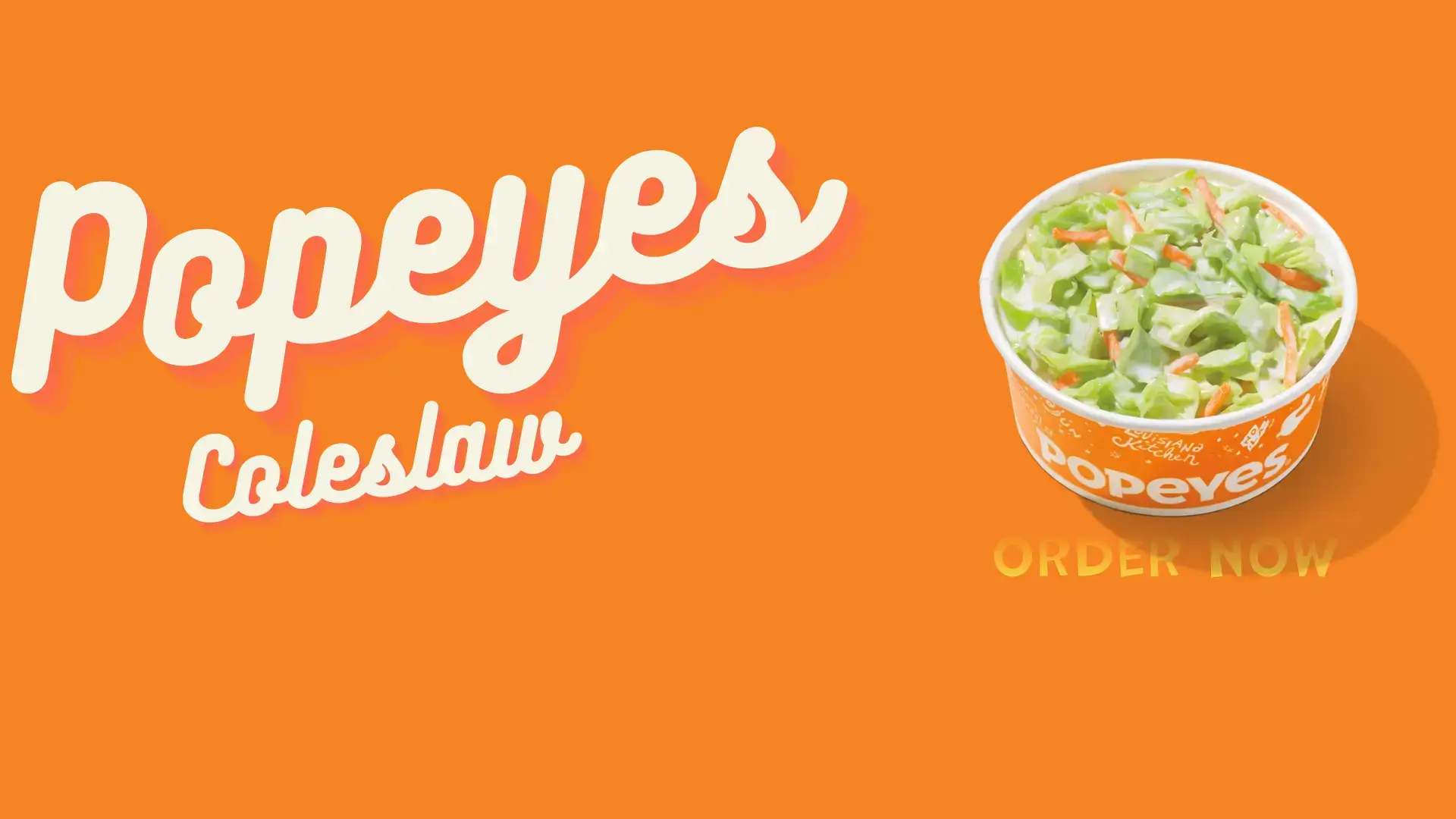 Popeyes Coleslaw