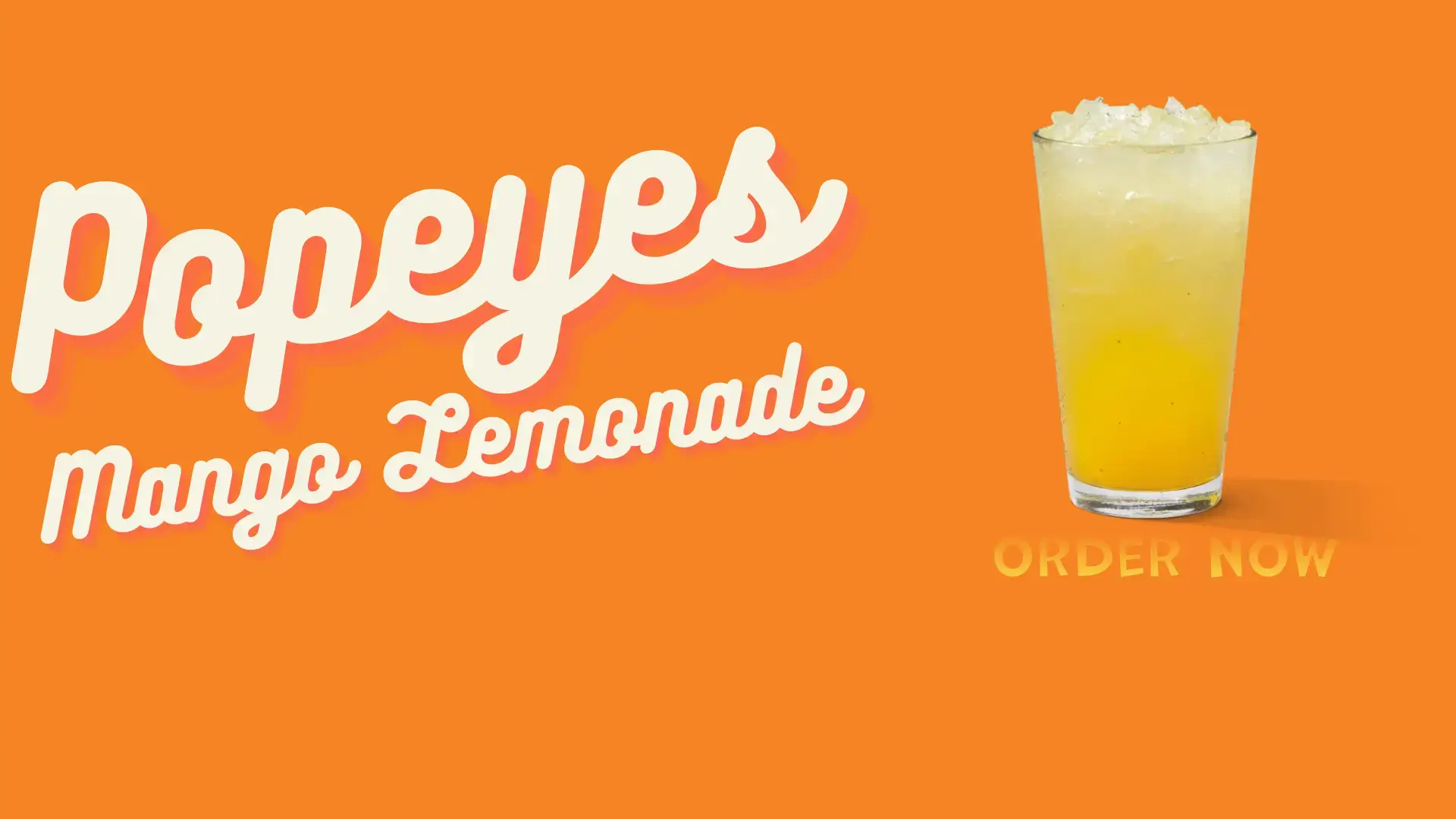 Popeyes Mango Lemonade