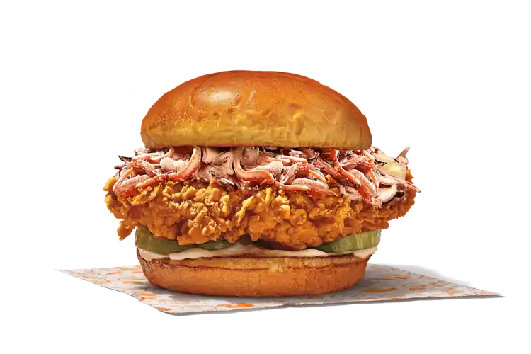Popeyes Coleslaw Chicken Sandwich - Menu Item